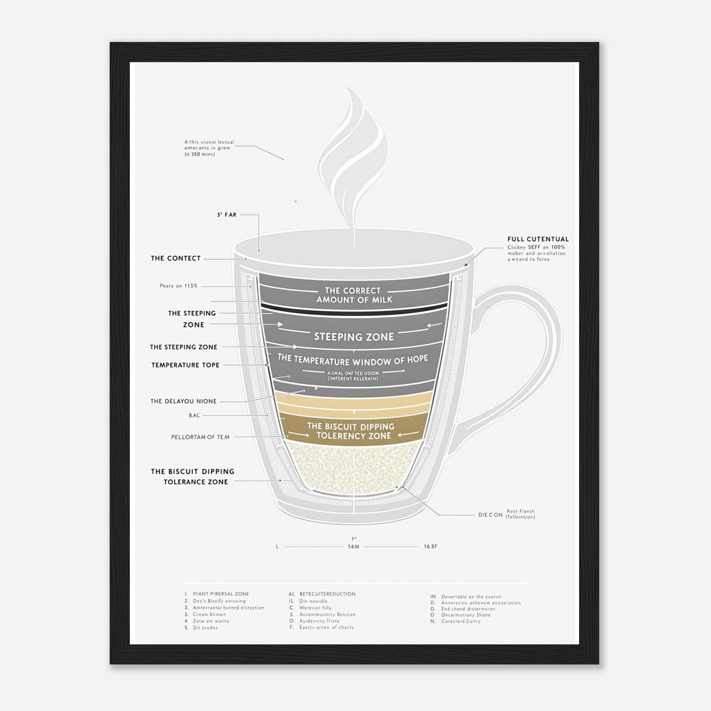Tea Ceremony Framed Print Wall Art Ready to Hang UK Framed Art Print — detail view | Wild Thread Co