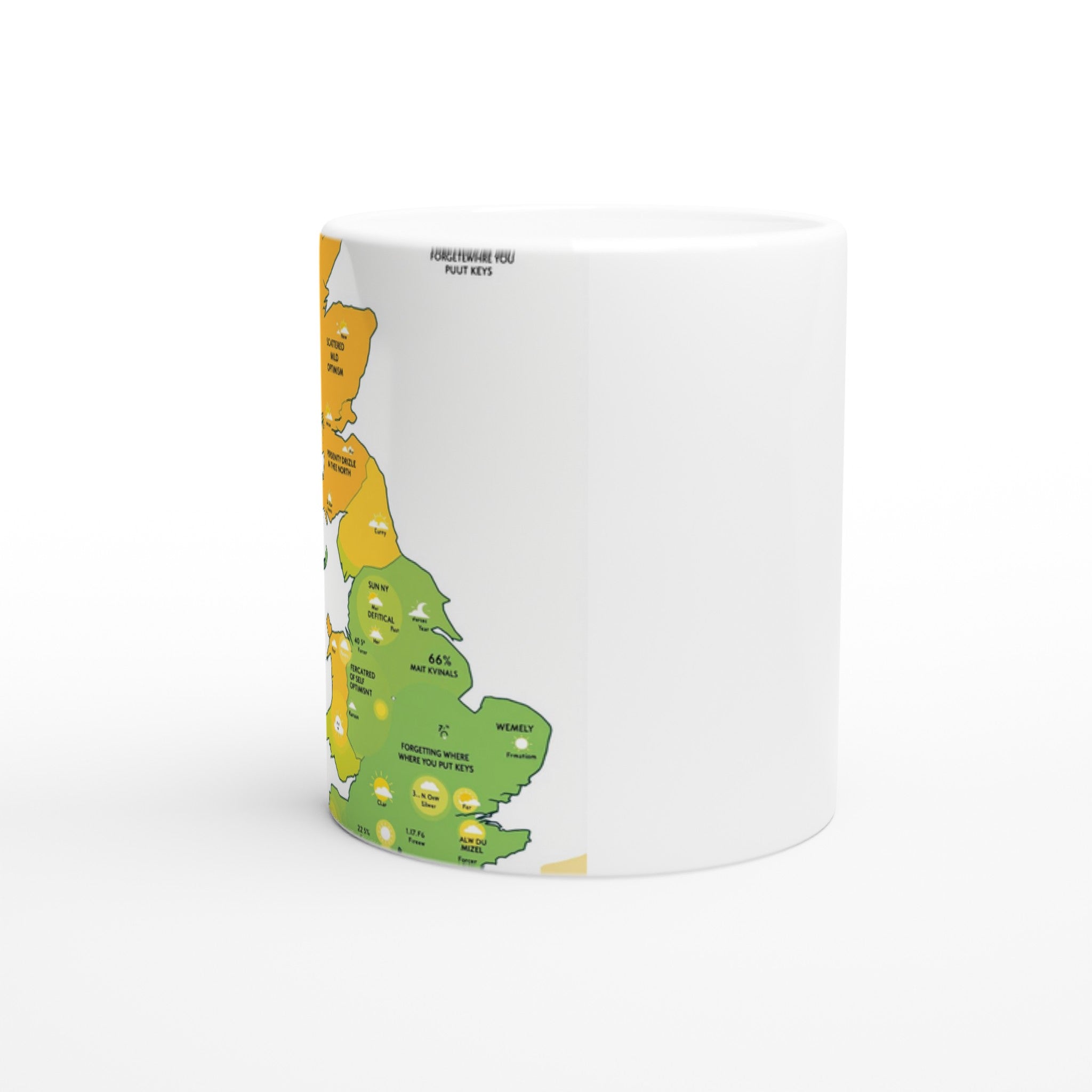 Gorpcore Weather Obsession Mug — detail view | Wild Thread Co