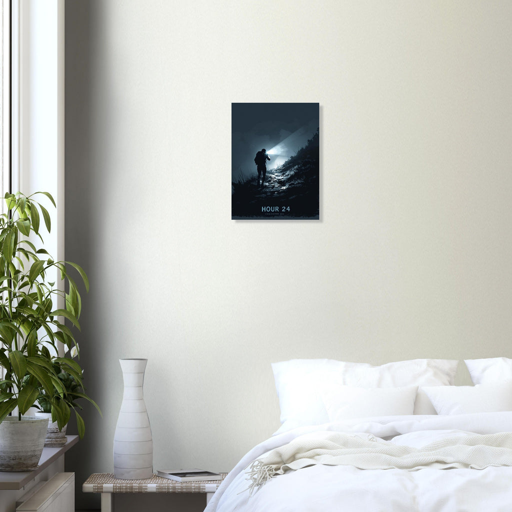 Ultramarathon Runner 3am Headtorch A1 Art Print Art Print — detail view | Wild Thread Co