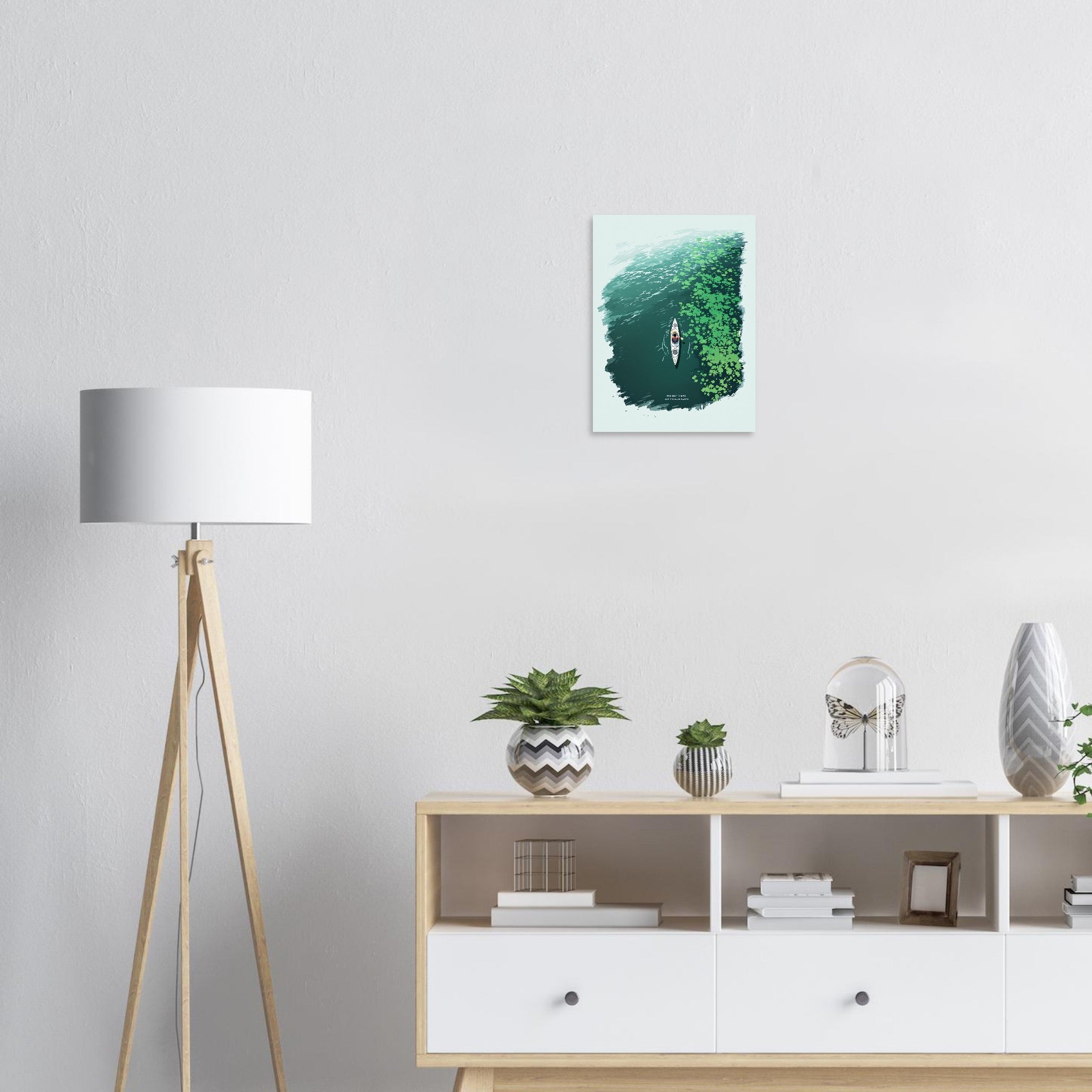 Sea Kayak Aerial View Art Print — Art Print | Wild Thread Co UK