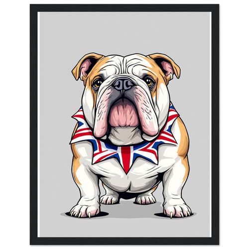 Bulldog Framed Print — Framed Art Print | Wild Thread Co