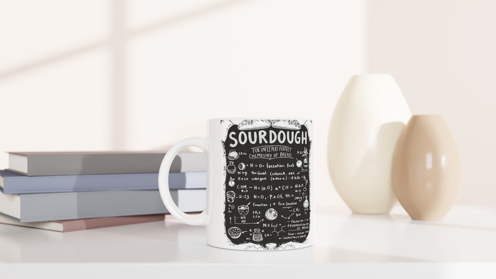Baker Chemistry Blackboard Mug — detail view | Wild Thread Co