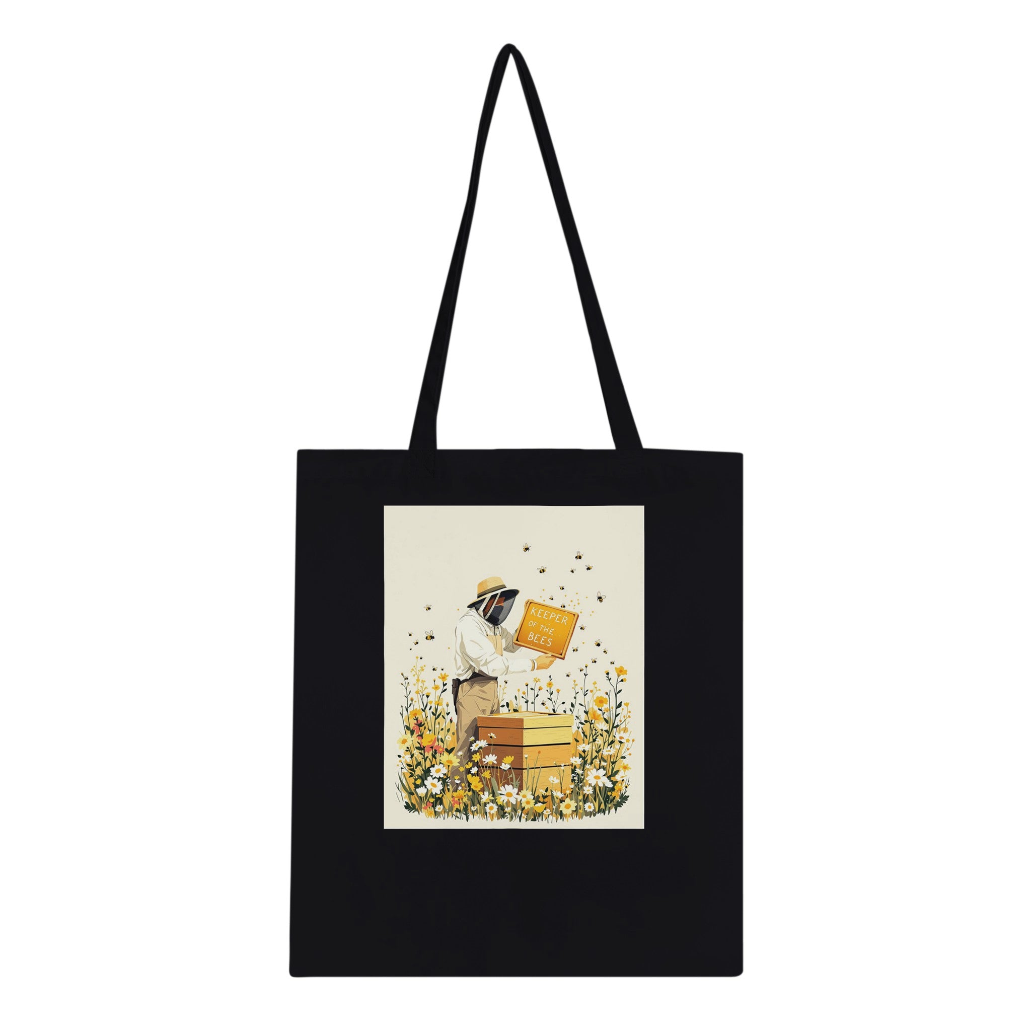 Beekeeper Meadow Hive Tote Bag Cotton Shopper UK — Tote Bag | Wild Thread Co