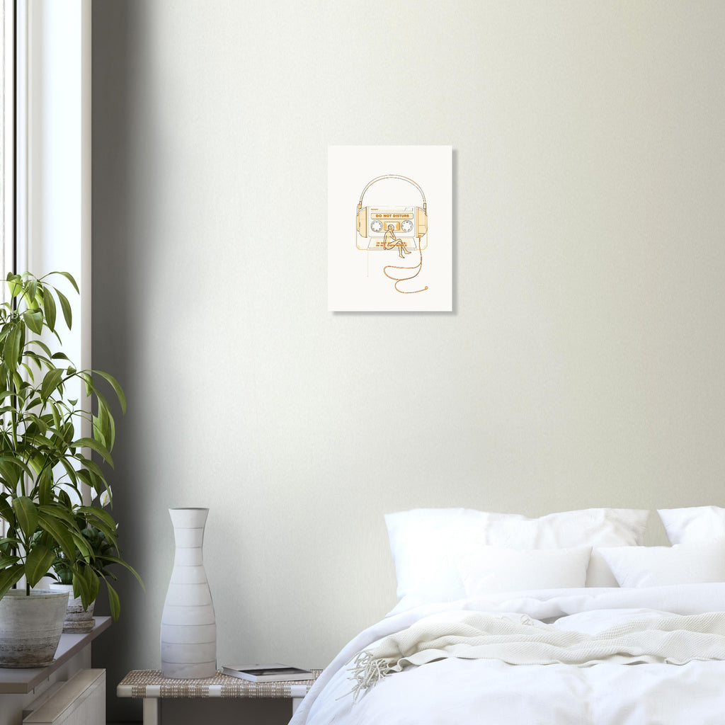 Y2k Walkman Isolation Art Print Art Print — detail view | Wild Thread Co