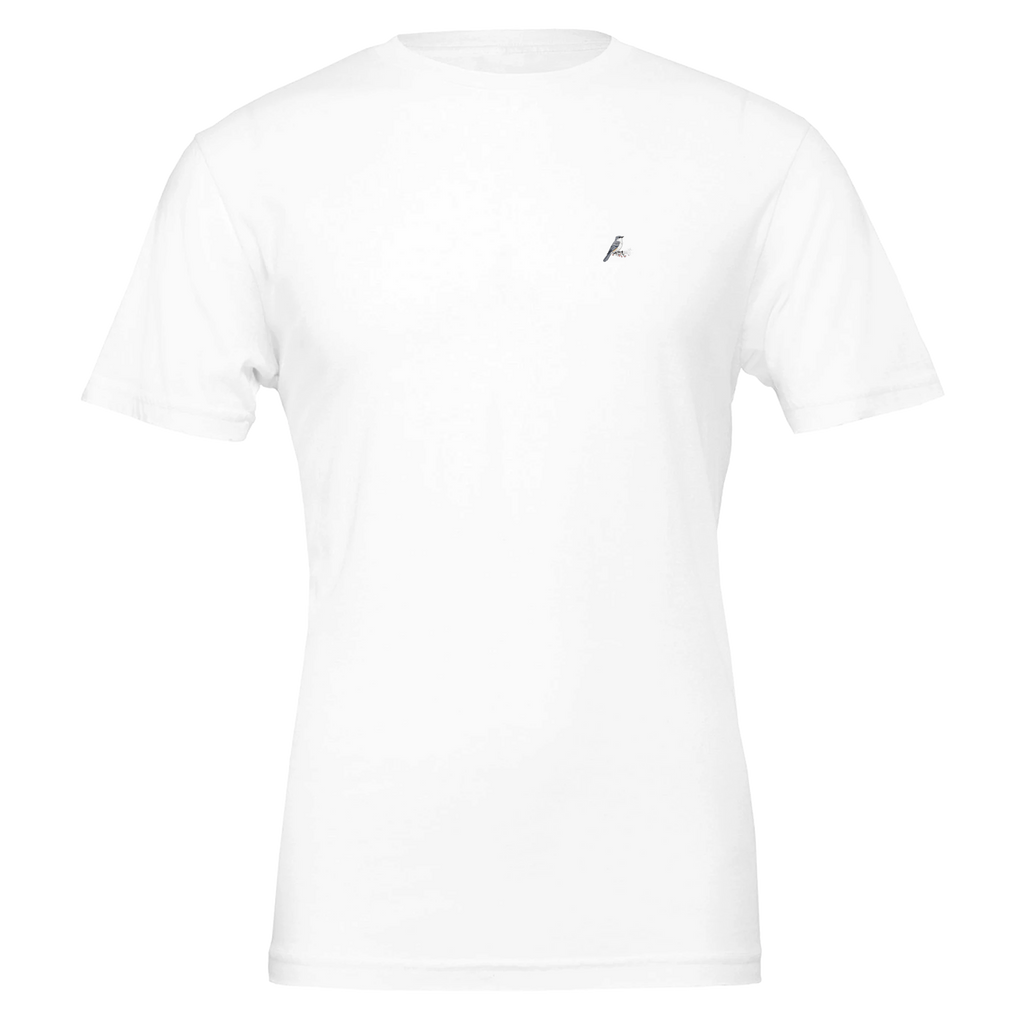 Cuckoo Spring Hawthorn Blossom T-Shirt — detail view | Wild Thread Co