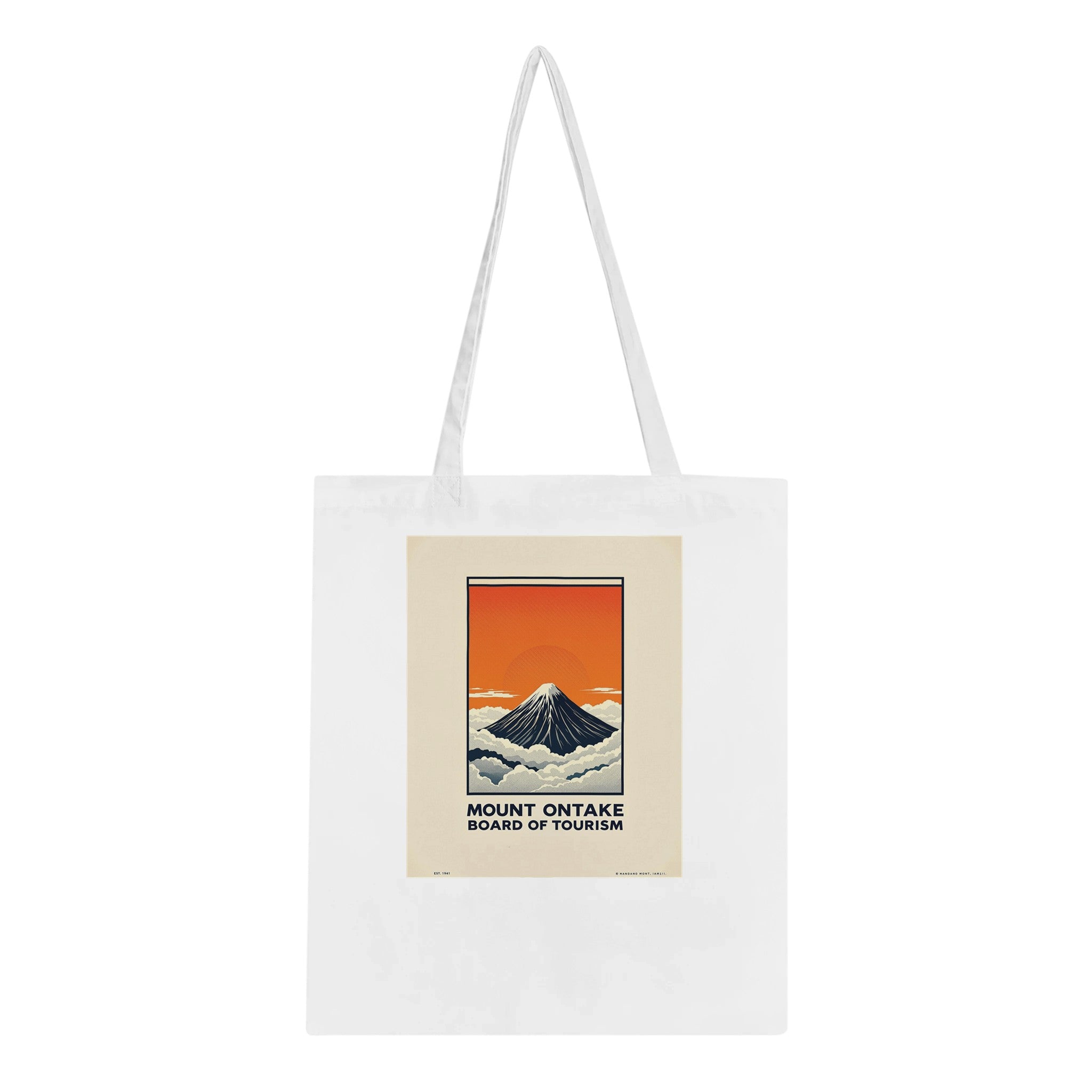 Mount Ontake Vintage Travel Poster — Tote Bag | Wild Thread Co UK