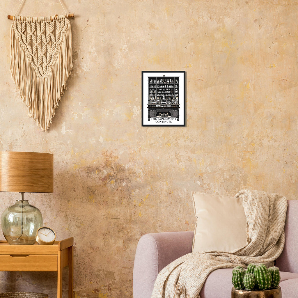 Dark Academia Victorian Laboratory Framed Print — Print Material | Wild Thread Co