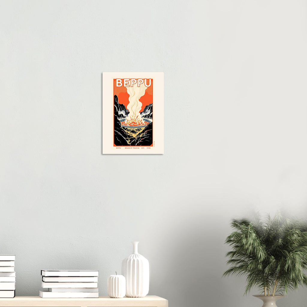 Beppu Vintage Travel Poster — Art Print | Wild Thread Co