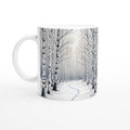 Silver Birch Winter Light Woodland — Mug | Wild Thread Co UK