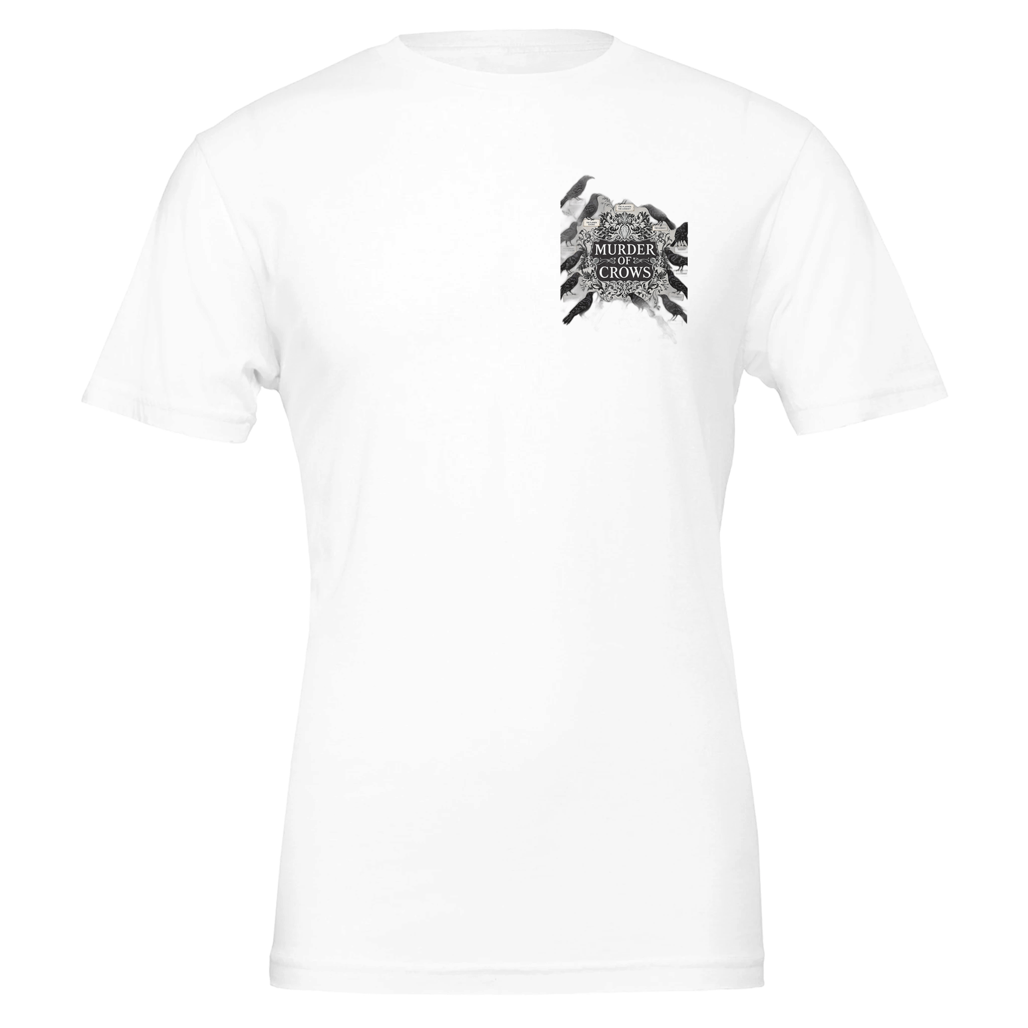 Dark Academia Ravens Murder T-Shirt — detail view | Wild Thread Co