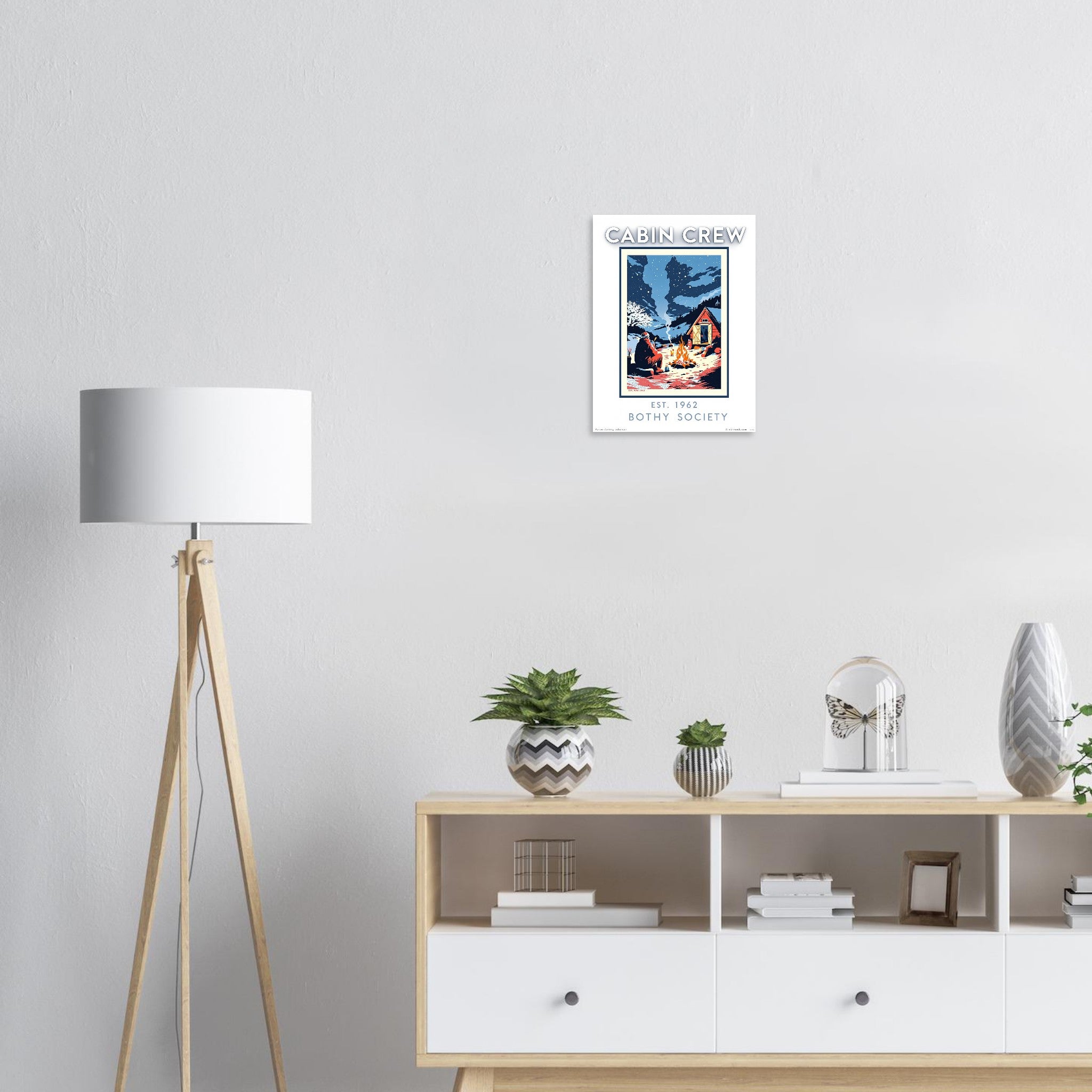 Cabin Crew Vintage Travel Art Wall Art UK Art Print Poster Wall Art UK UK Gift — Art Print | Wild Thread Co UK