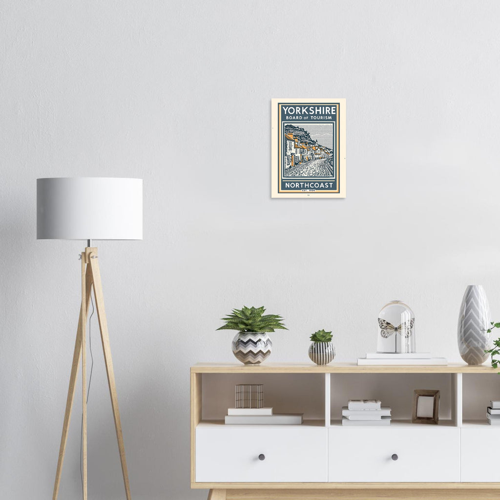 Yorkshire Coast Vintage Travel Poster — Art Print | Wild Thread Co UK