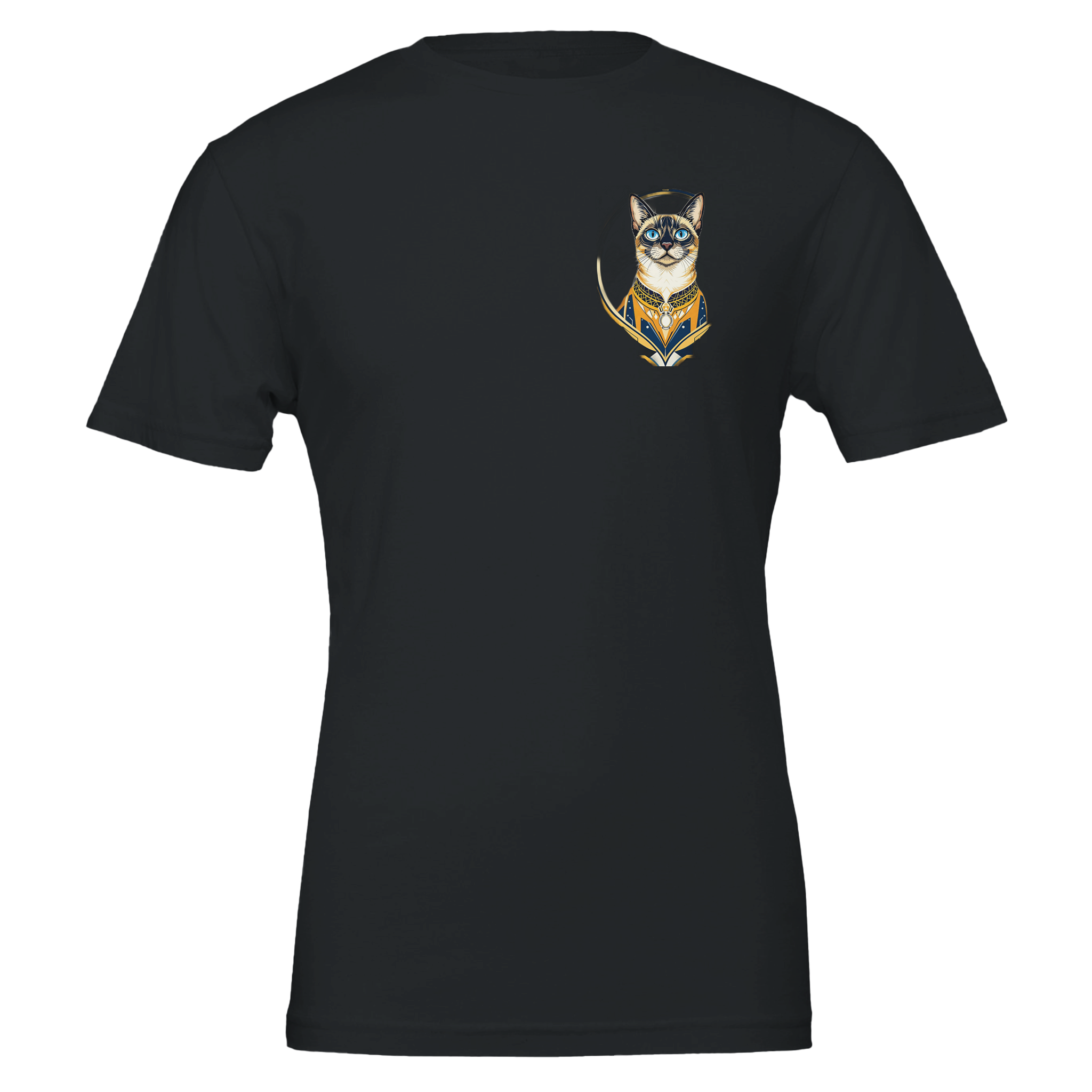 Siamese Cat Elegance T-Shirt Unisex Cotton Tee UK — T-Shirt | Wild Thread Co UK