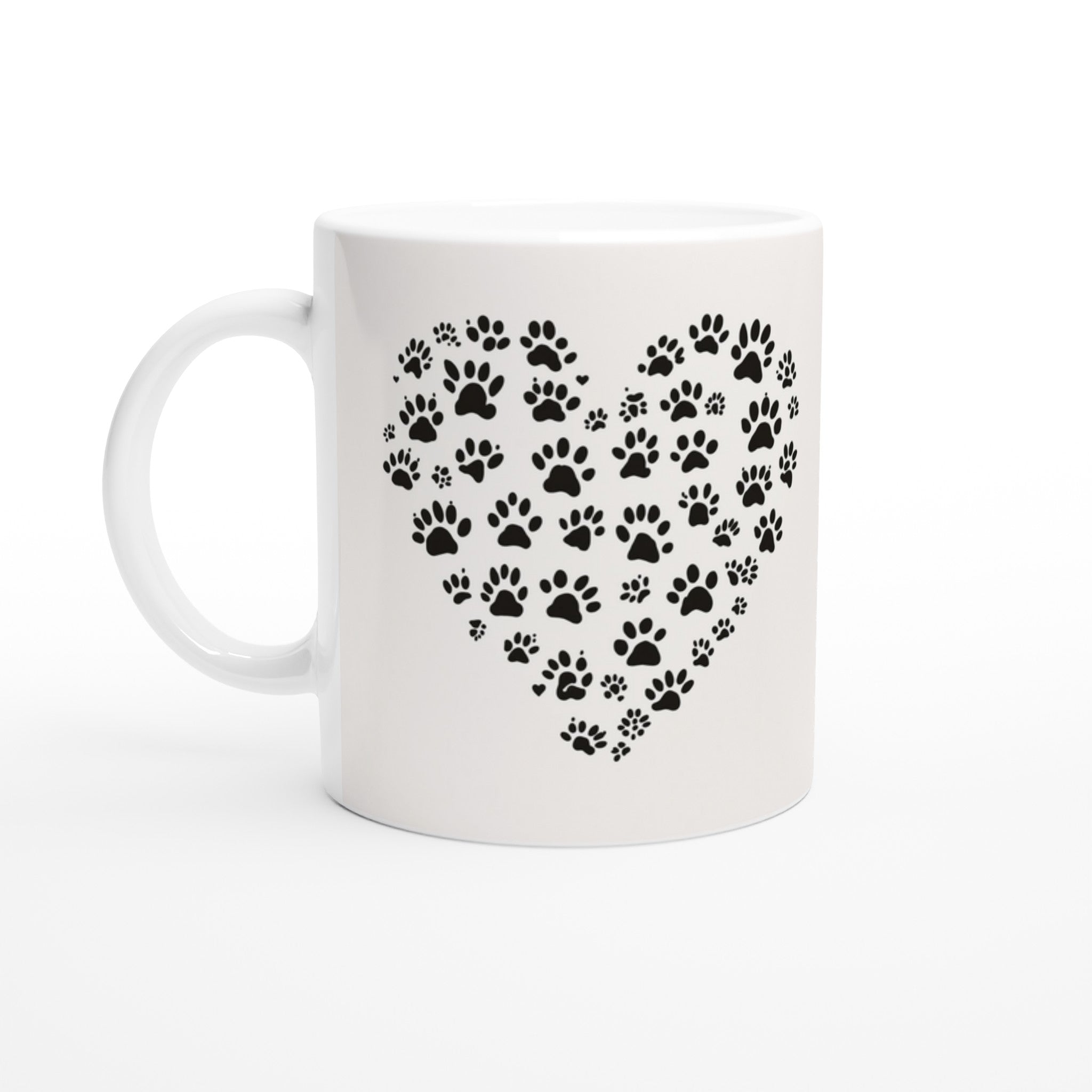 Cat Paw Prints Coffee Tea Ceramic 11oz — Mug | Wild Thread Co UK
