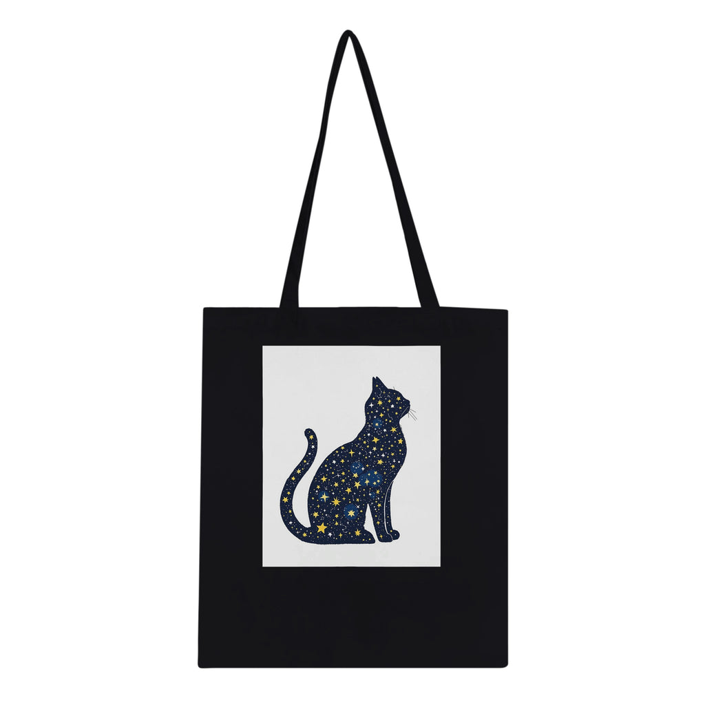 Cat Constellation Cotton Shopper UK Tote Bag — detail view | Wild Thread Co