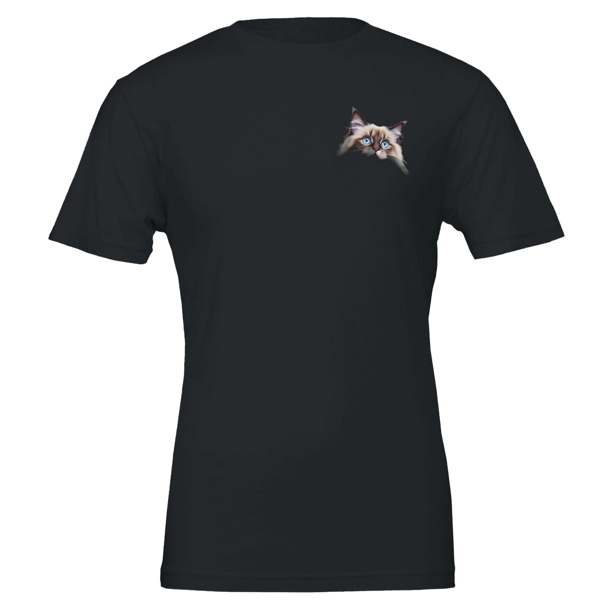 Ragdoll Cat Blue Eyes T-Shirt Unisex Cotton Tee UK — T-Shirt | Wild Thread Co UK
