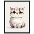 Scottish Fold Framed Print Wall Art Ready to Hang UK — Framed Art Print | Wild Thread Co UK
