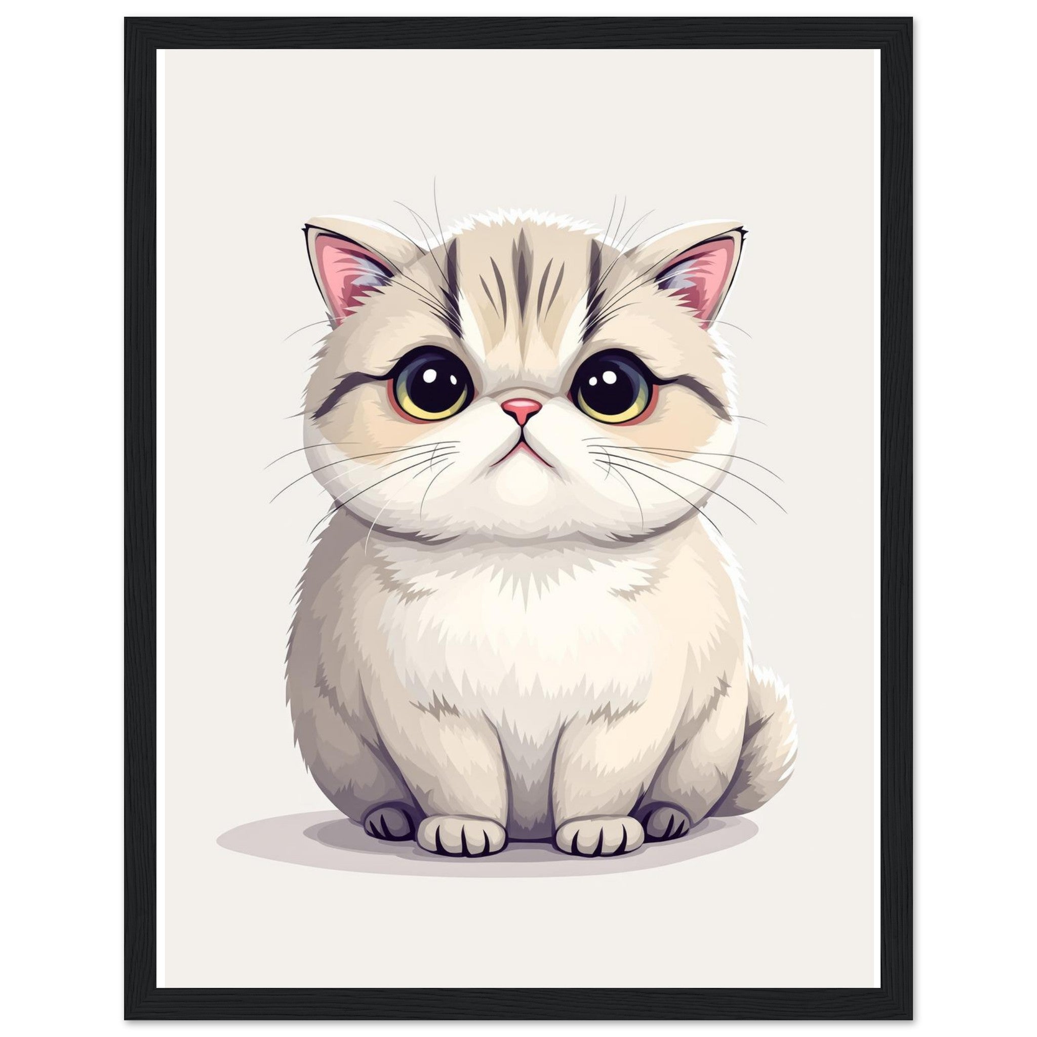 Scottish Fold Framed Print Wall Art Ready to Hang UK — Framed Art Print | Wild Thread Co UK