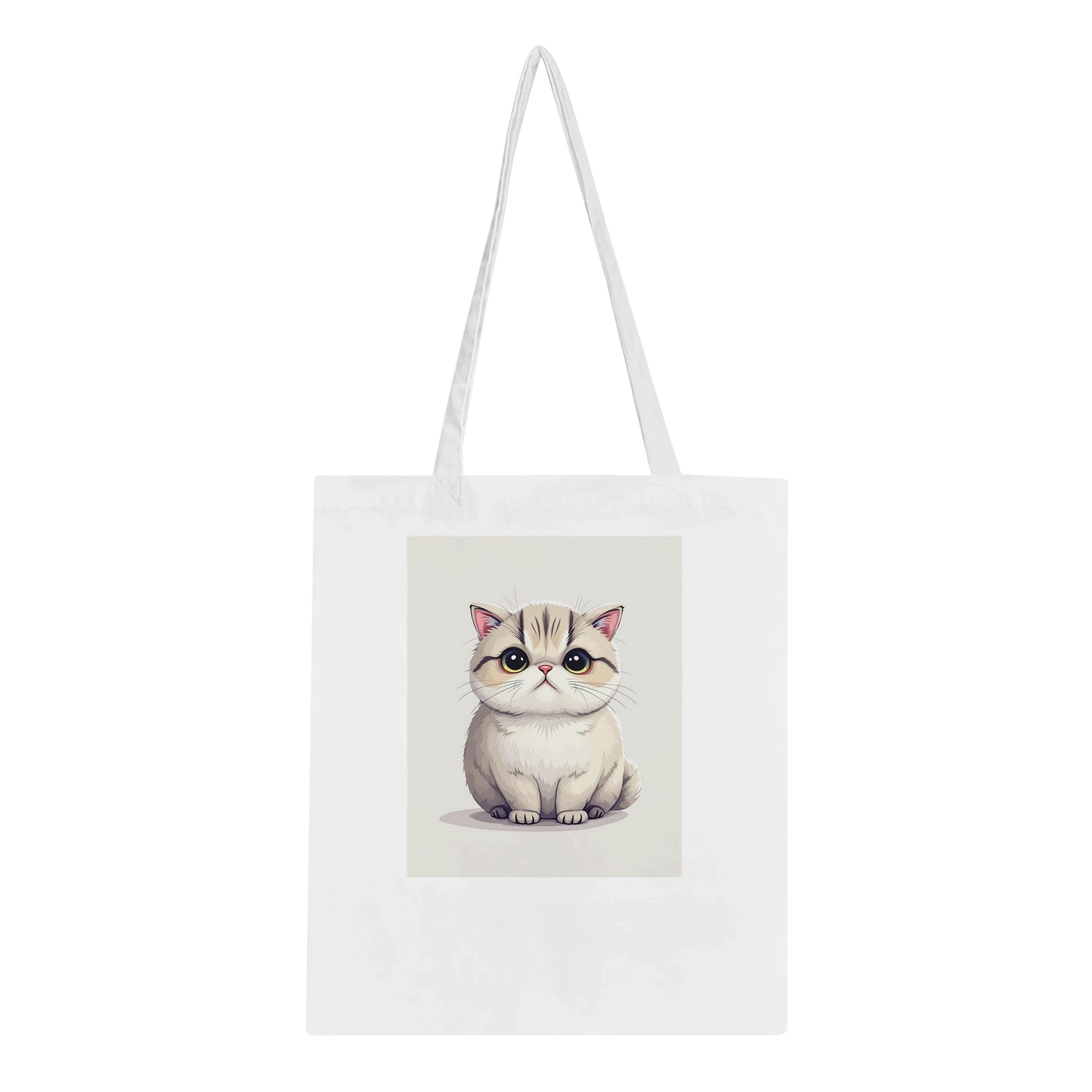 Scottish Fold Tote Bag Cotton Shopper UK Tote Bag — detail view | Wild Thread Co
