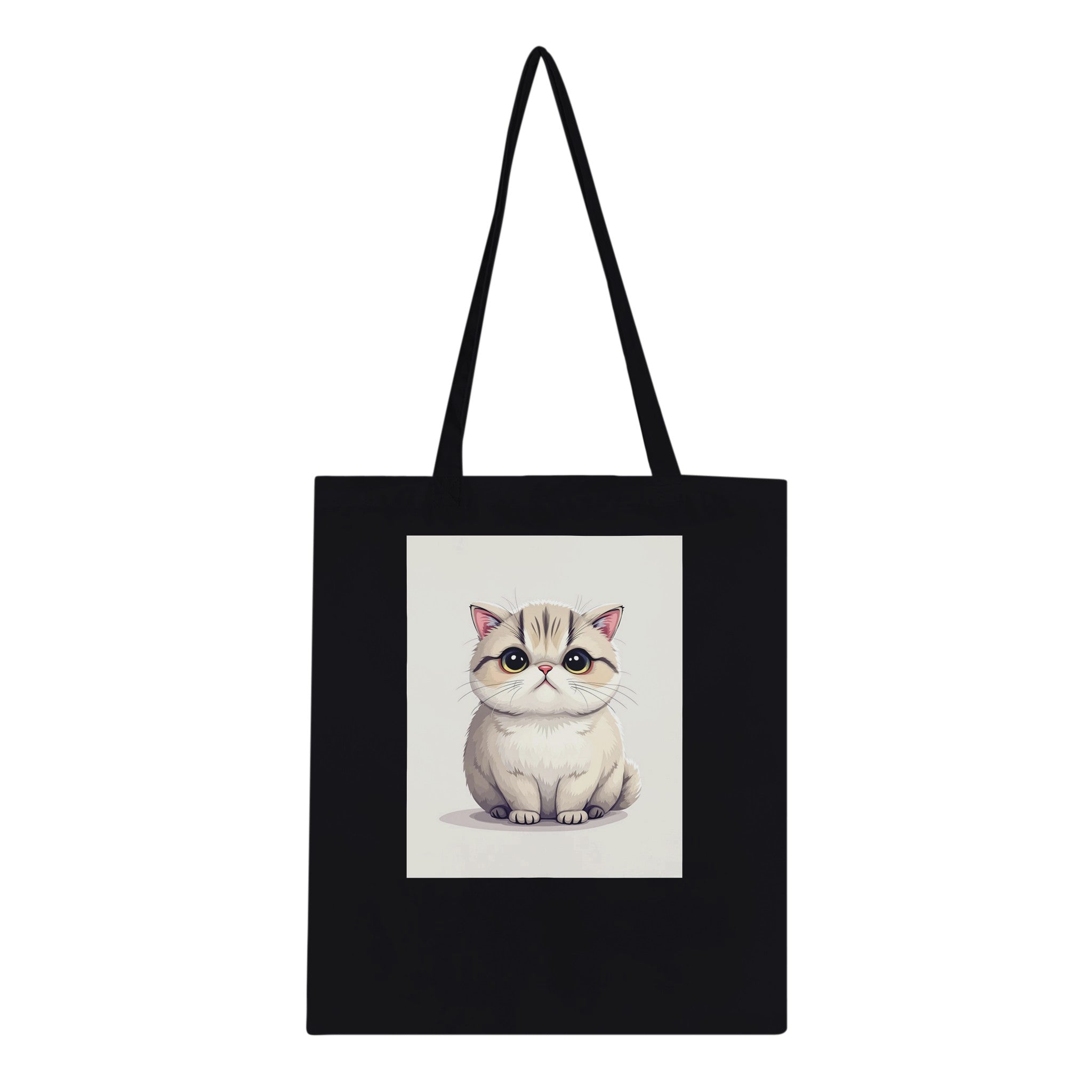 Scottish Fold Tote Bag Cotton Shopper UK Tote Bag — detail view | Wild Thread Co