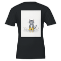 Cat In Rain Puddle T-Shirt | Unique Gift UK - Wild Thread Co
