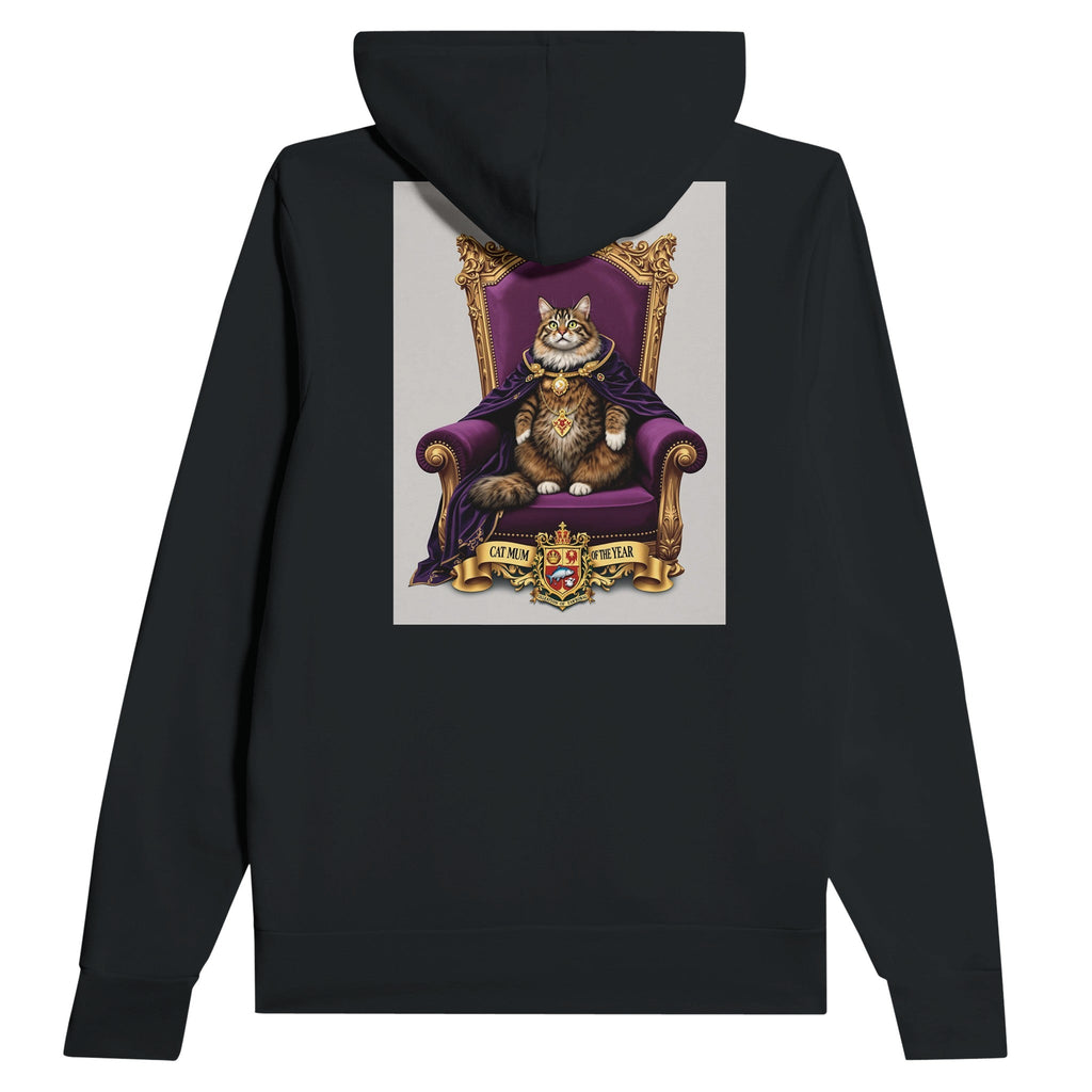 Cat Mum of the Year Navy Hoodie | Funny Cat Lover Gift UK - Wild Thread Co