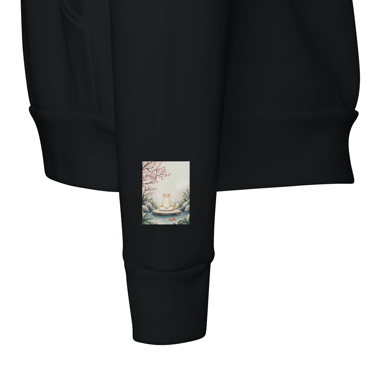 Cat Zen Garden Hoodie | Unique Gift UK - Wild Thread Co