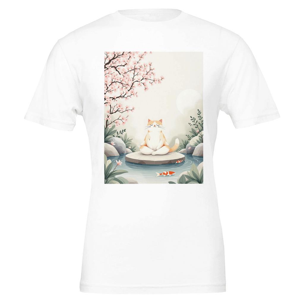 Cat Zen Garden T-Shirt | Unique Gift UK - Wild Thread Co