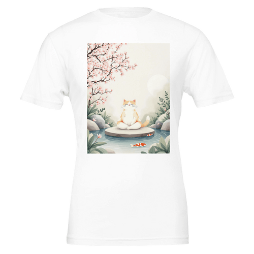 Cat Zen Garden T-Shirt | Unique Gift UK - Wild Thread Co