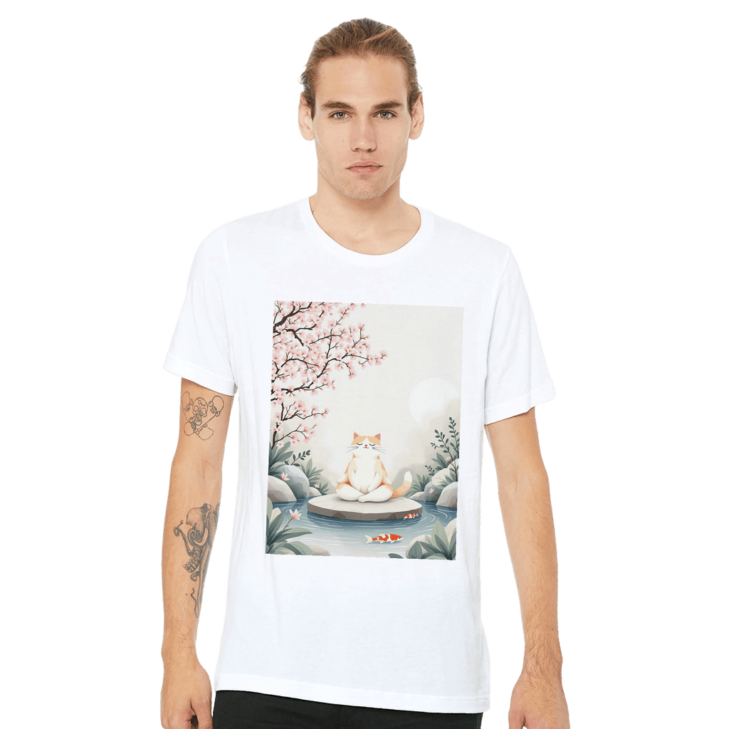 Cat Zen Garden T-Shirt | Unique Gift UK - Wild Thread Co
