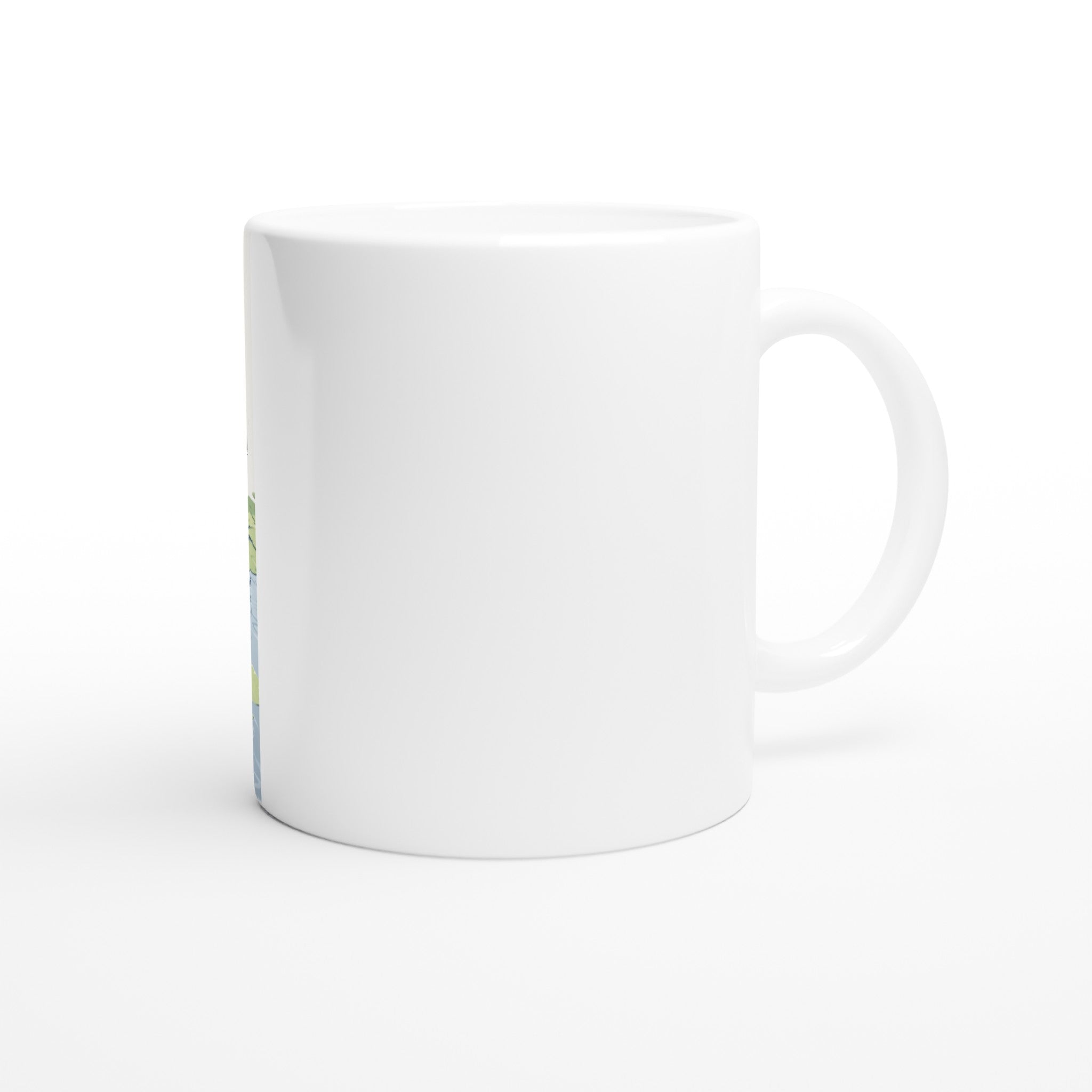 Water Lily Dragonfly Village Pond Mug — detail view | Wild Thread Co