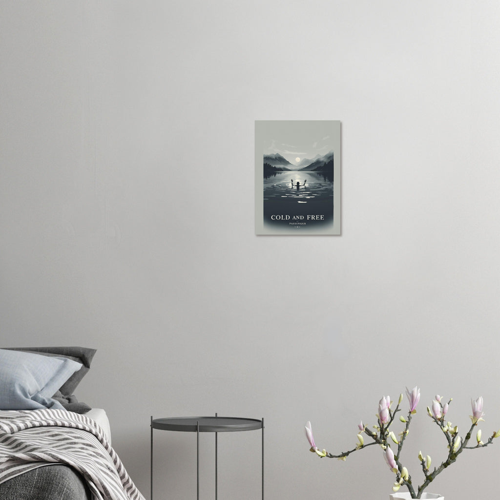 Wild Swimming Loch A1 Art Print Art Print — detail view | Wild Thread Co