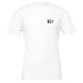 Night Heron Estuary Moonlight T-Shirt — detail view | Wild Thread Co