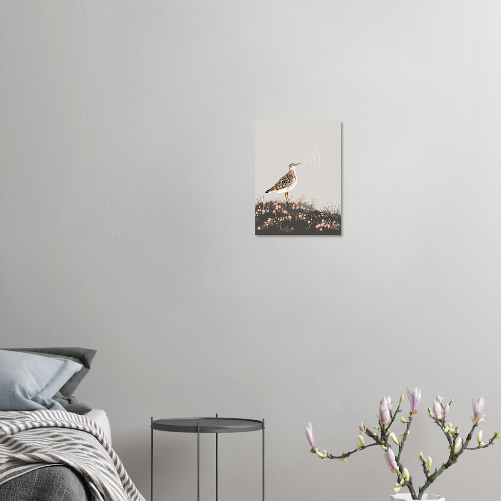 Curlew Gift Moorland Bird A1 Art Print Art Print — detail view | Wild Thread Co