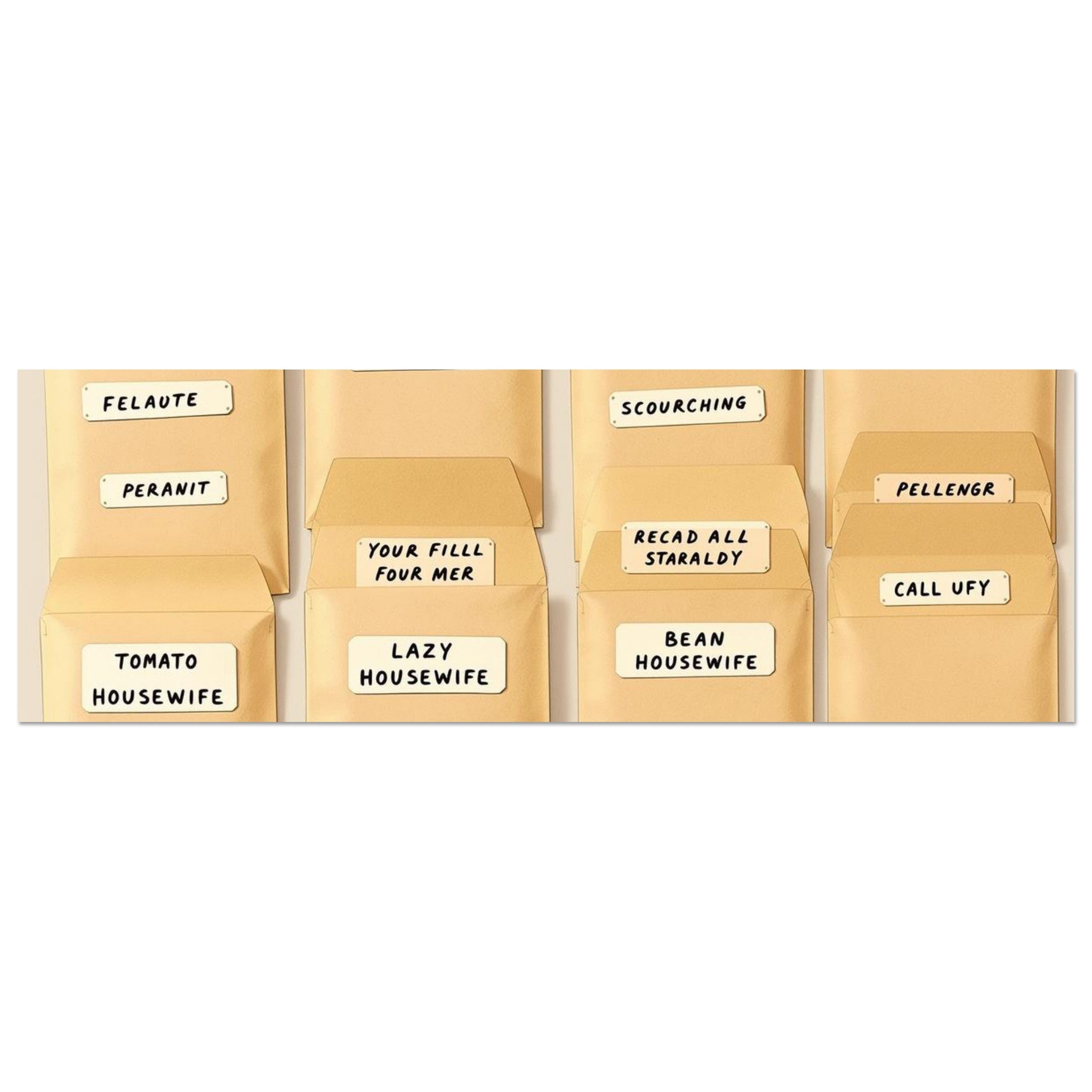Seed Saving Library Envelopes Print Material — detail view | Wild Thread Co