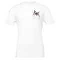 Ragdoll Cat Blue Eyes T-Shirt — detail view | Wild Thread Co