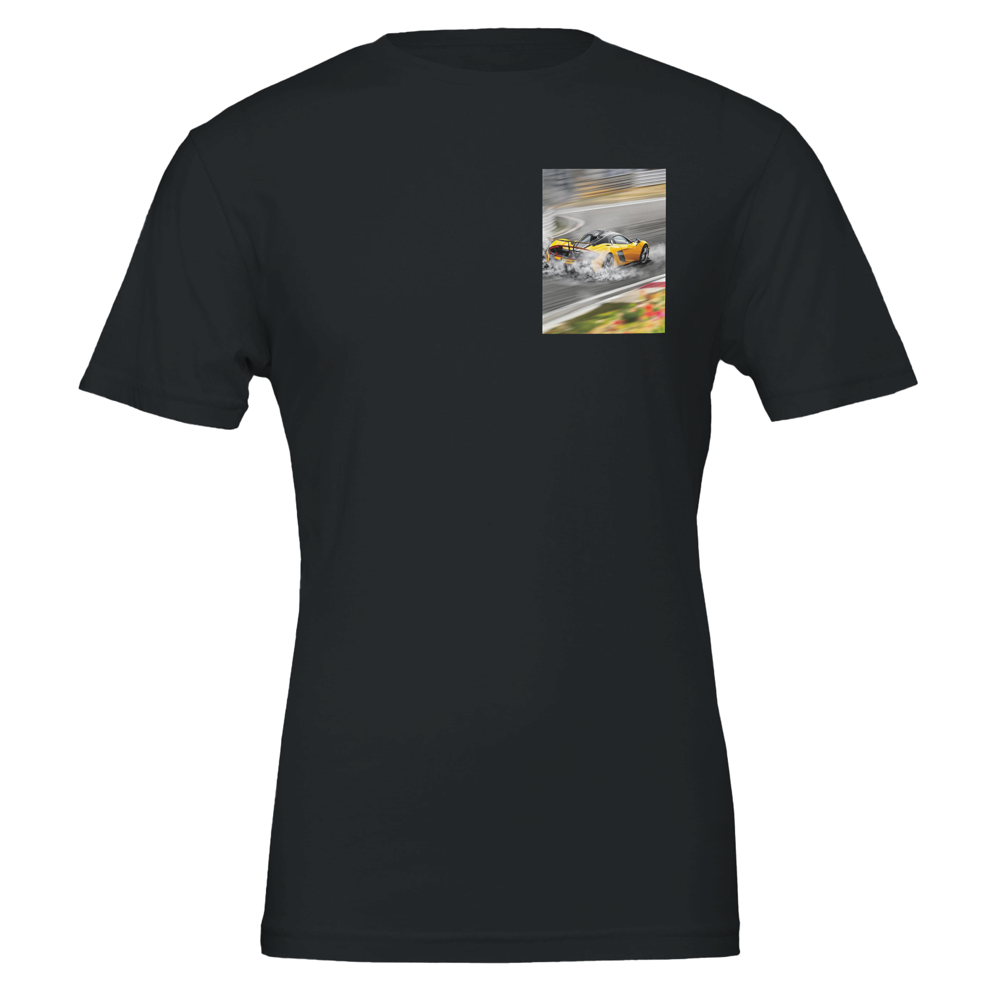 Mclaren P1 Yellow Circuit Hypercar — T-Shirt | Wild Thread Co UK