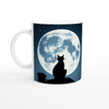 Black Cat Moonlight Mug Coffee Tea Ceramic 11oz — Mug | Wild Thread Co