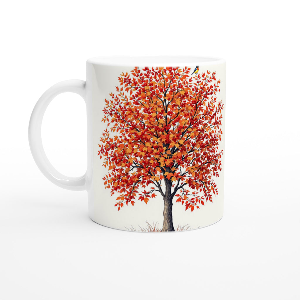 Rowan Red Berry Autumn Fieldfares — Mug | Wild Thread Co UK