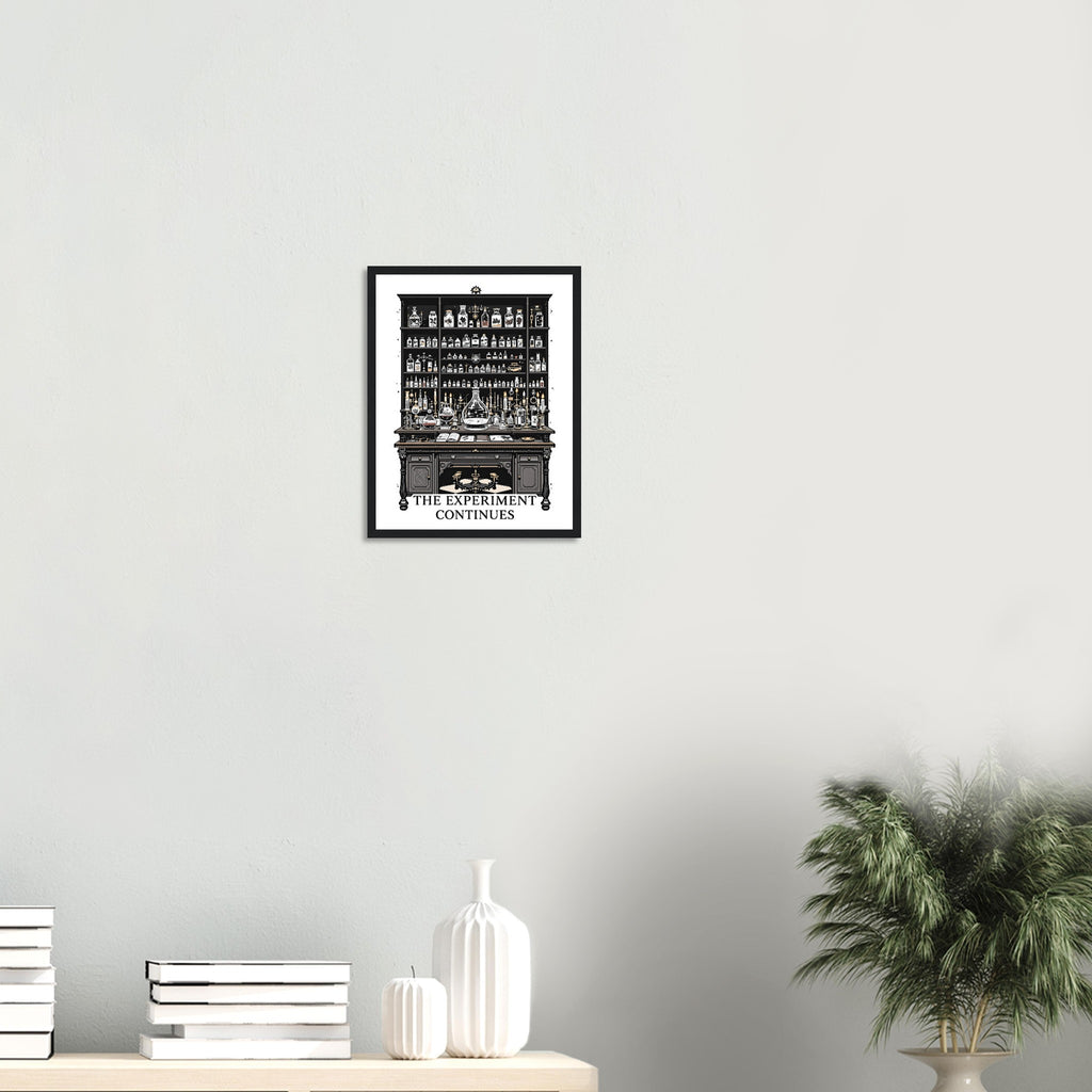 Dark Academia Victorian Laboratory Framed Print — Print Material | Wild Thread Co