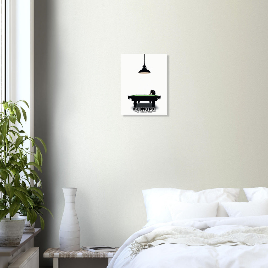 The Long Pot Snooker Shirt Art Print Art Print — detail view | Wild Thread Co