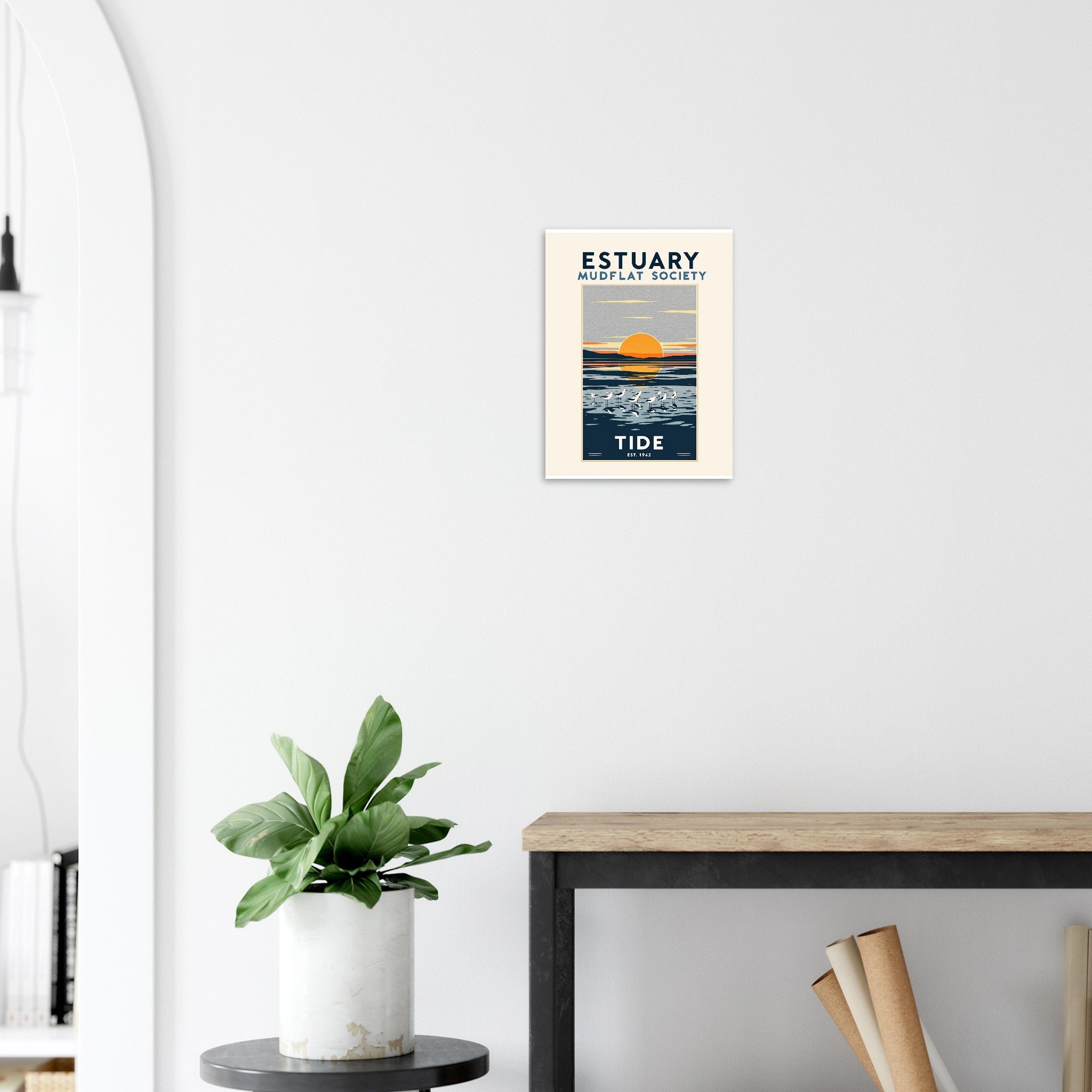 Estuary Vintage Travel Poster — Art Print | Wild Thread Co