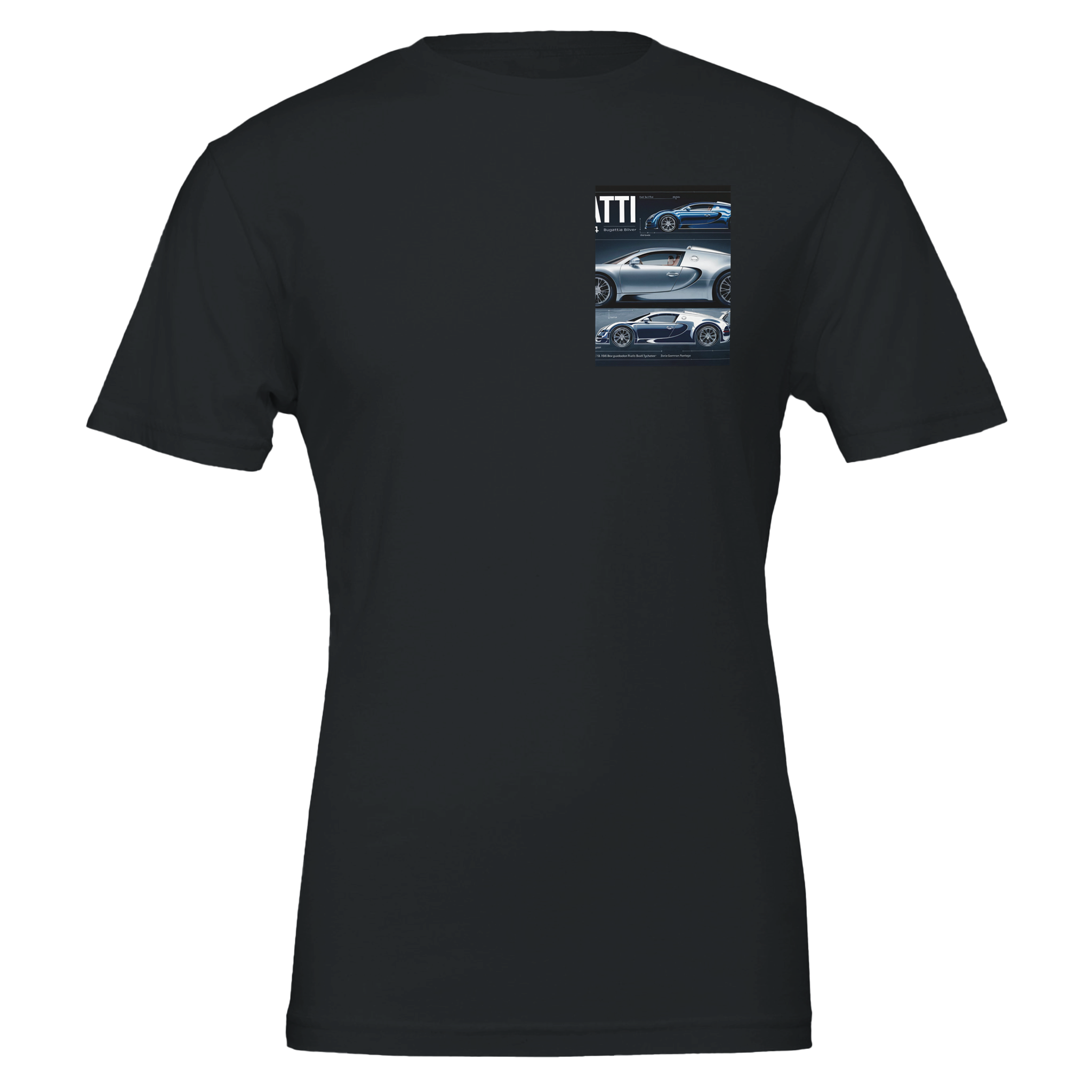 Bugatti Veyron 1001bhp Engineering Spec — T-Shirt | Wild Thread Co UK