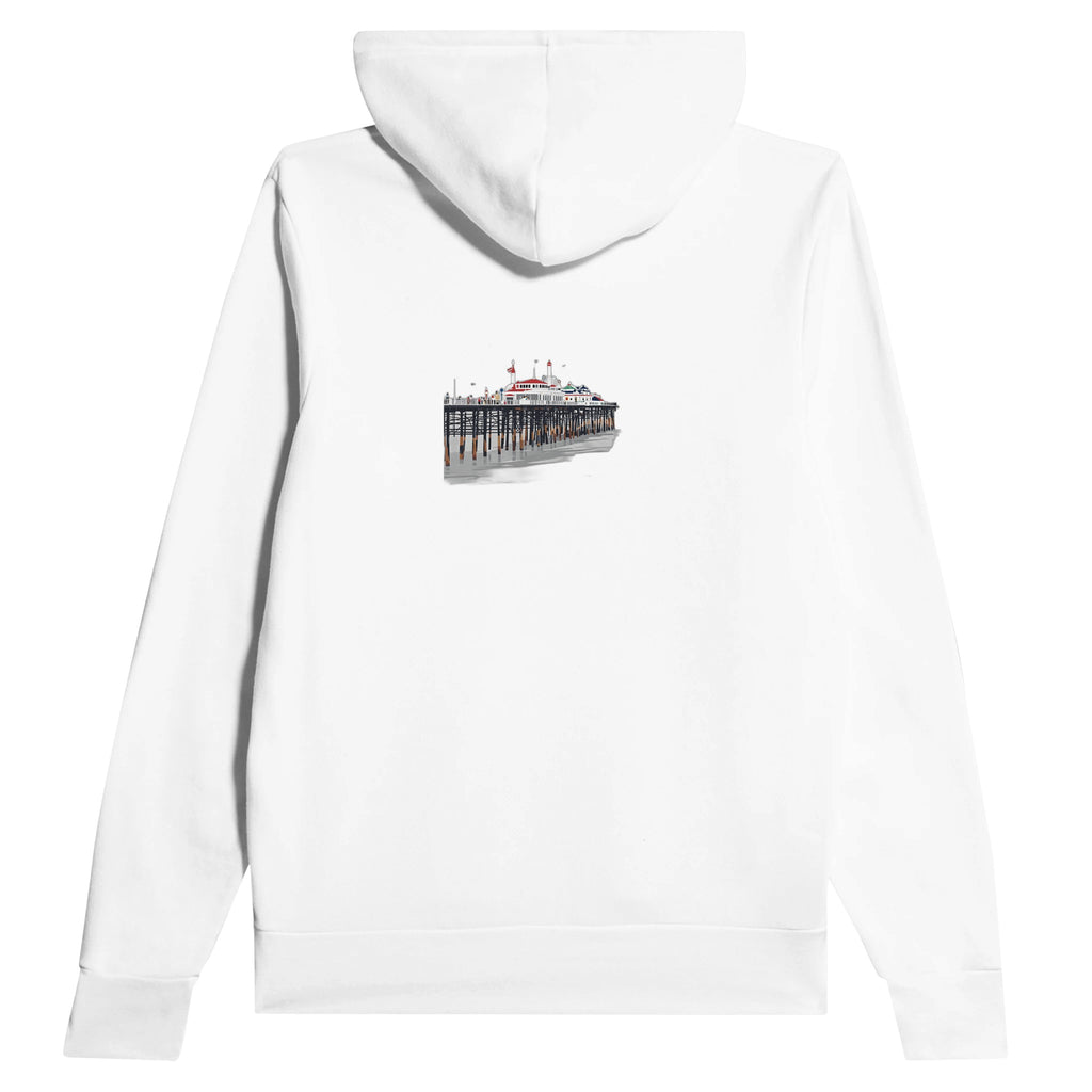 Victorian Seaside Pier Resilience Hoodie — detail view | Wild Thread Co