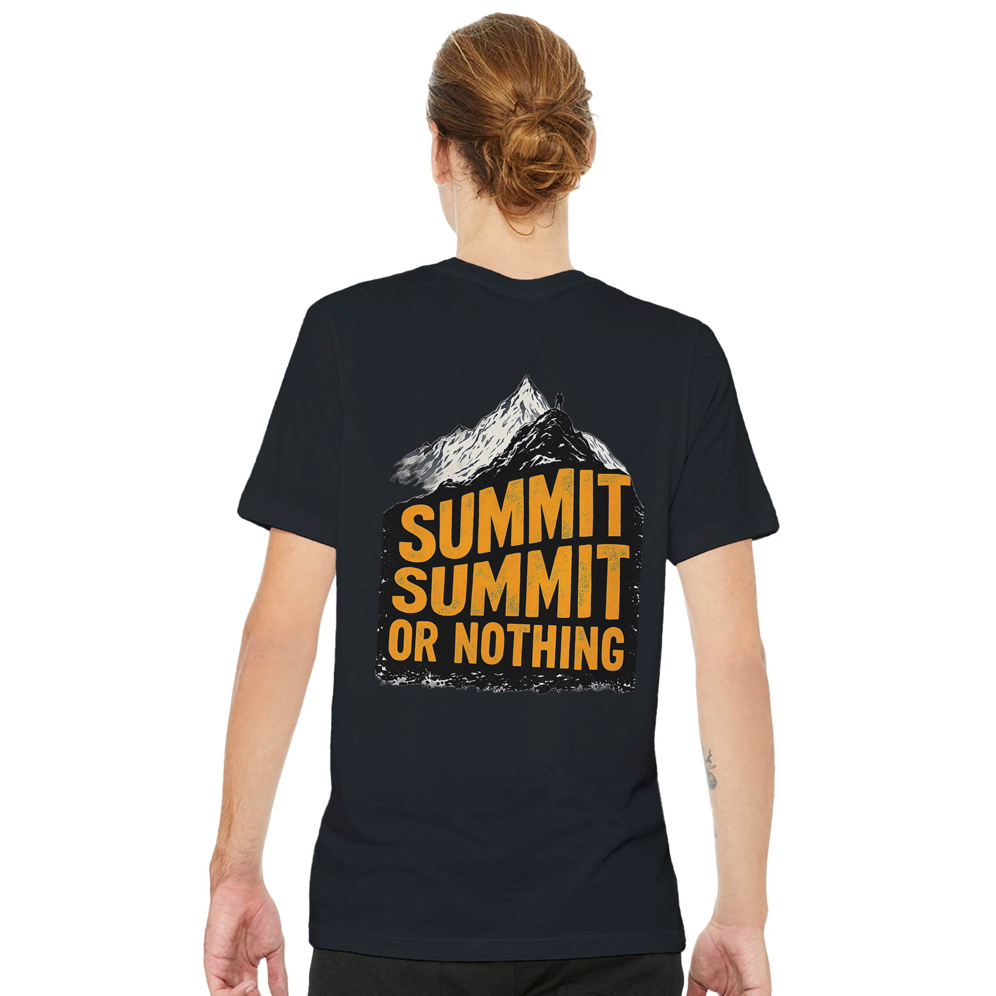 Gorpcore Mountain Summit T-Shirt — detail view | Wild Thread Co