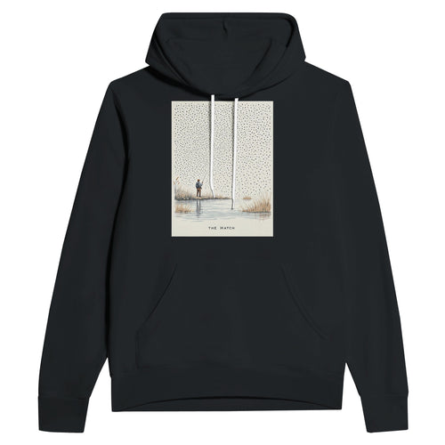 Chalk Stream Mayfly Hatch Hoodie | Fly Fishing Hoodie Navy - Wild Thread Co