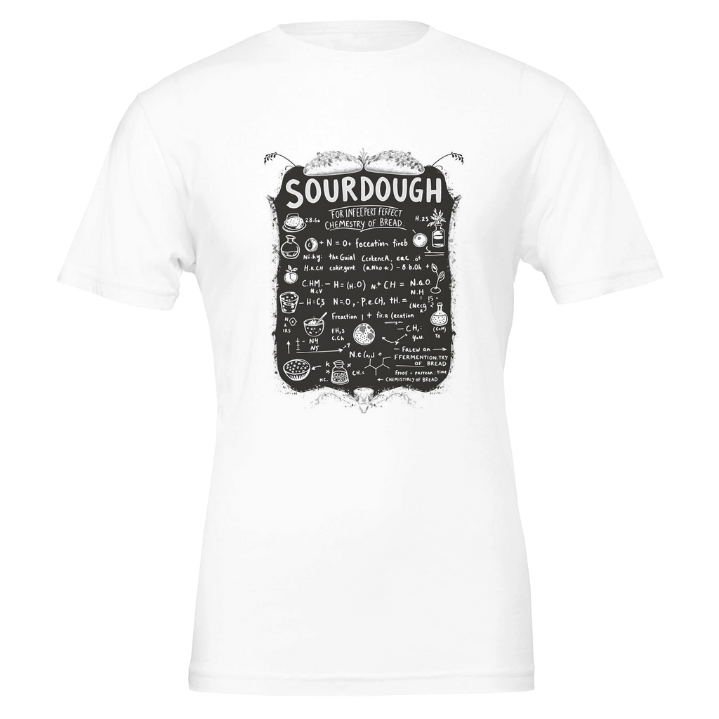 Chemistry Sourdough Baker T-Shirt | Funny Baking Gift UK - Wild Thread Co