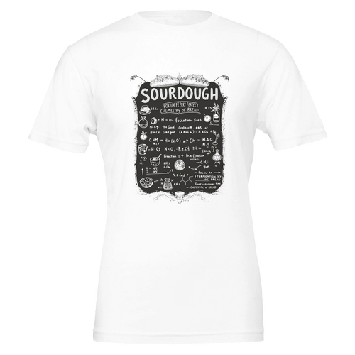 Chemistry Sourdough Baker T-Shirt | Funny Baking Gift UK - Wild Thread Co