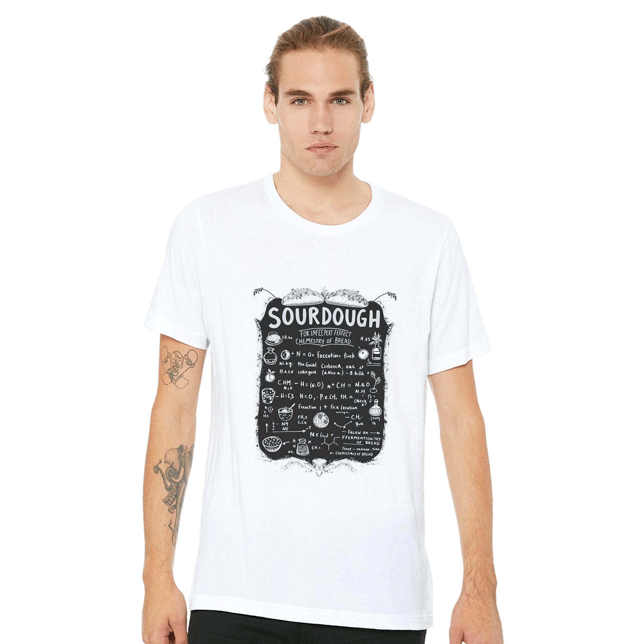 Chemistry Sourdough Baker T-Shirt | Funny Baking Gift UK - Wild Thread Co