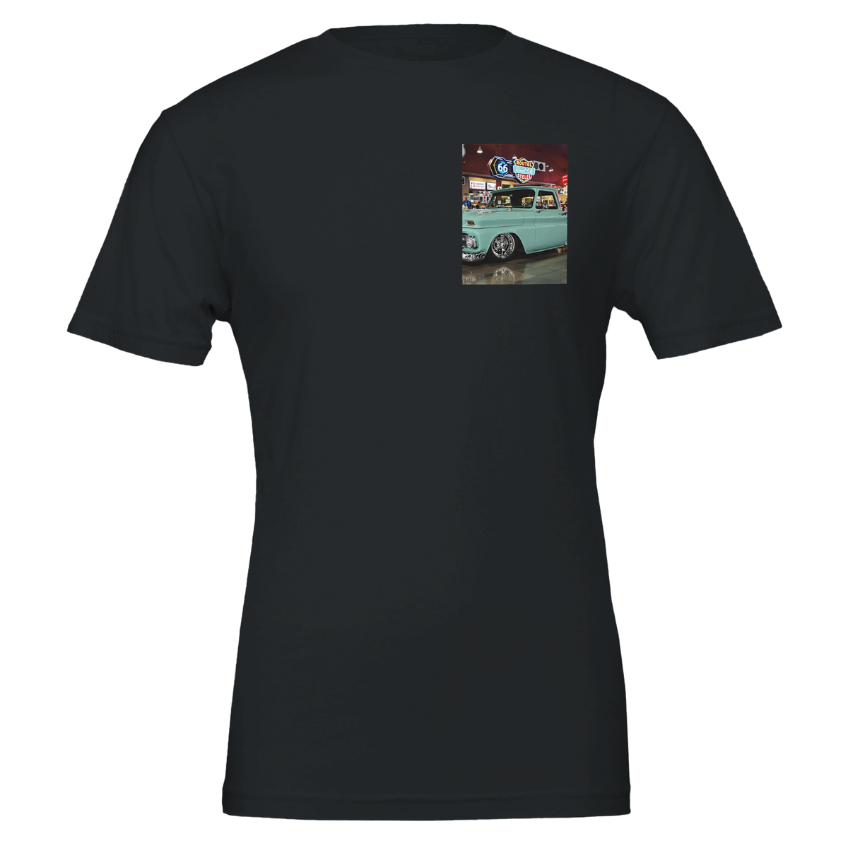 Chevy C10 Stepside | T-Shirt | Garage Workshop Wall Art - Wild Thread Co